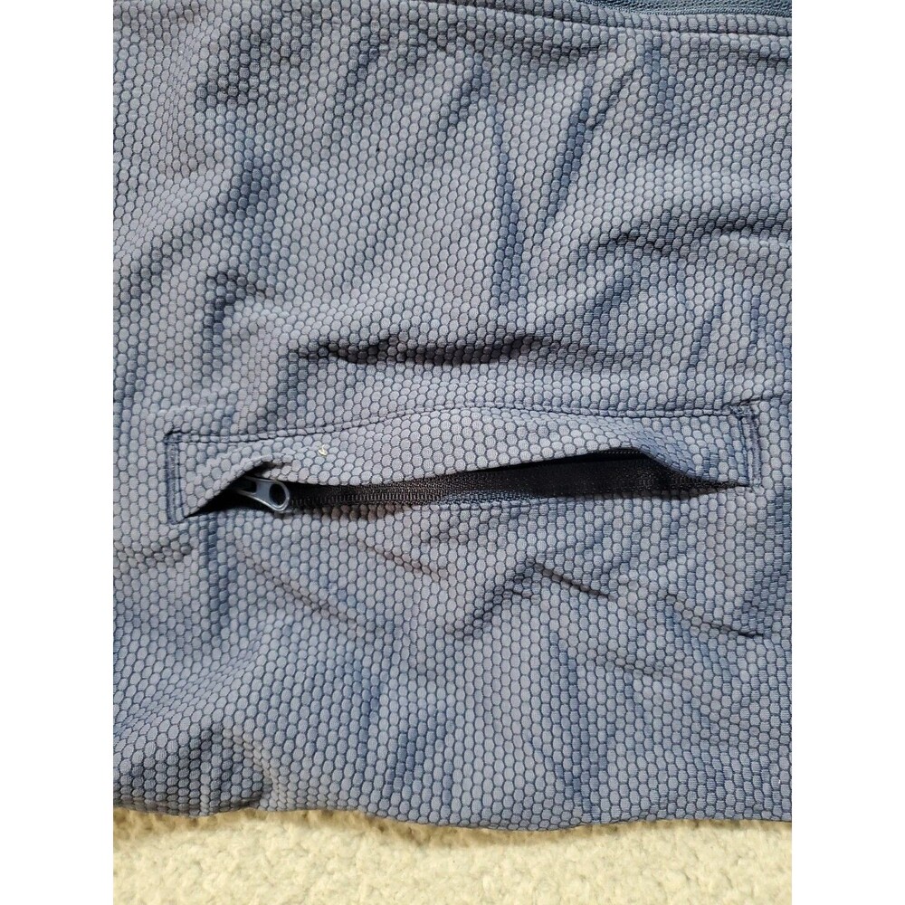 TOMMY BAHAMA Textured Maritime Navy Long Sleeve Golf Tennis Shirt Size M - Picture 4 of 9